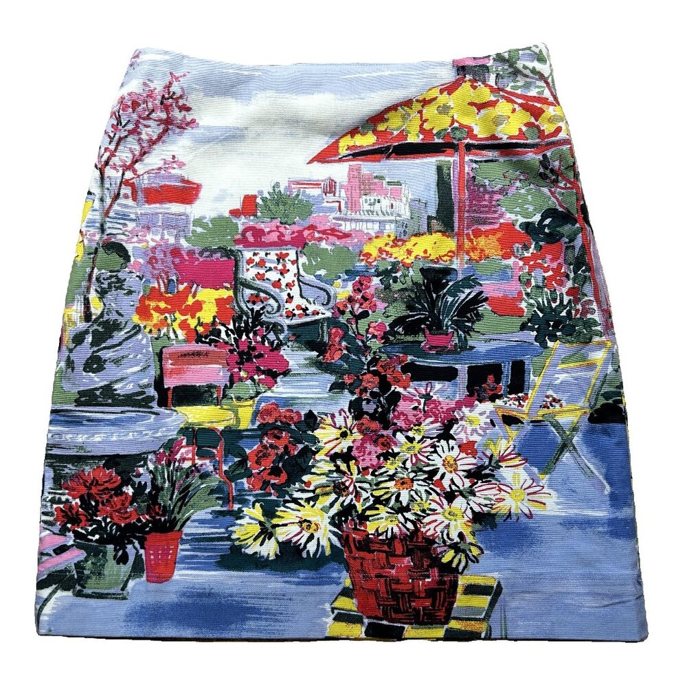Talbots Garden Terrace Print Skirt NWT - Picture 2 of 11